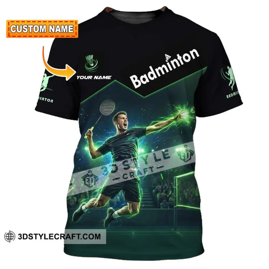 Unisex Shirt - Custom Badminton Shirt style option 1