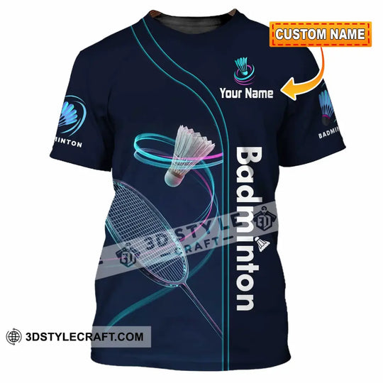 Unisex Shirt - Custom Badminton Shirt style option 1