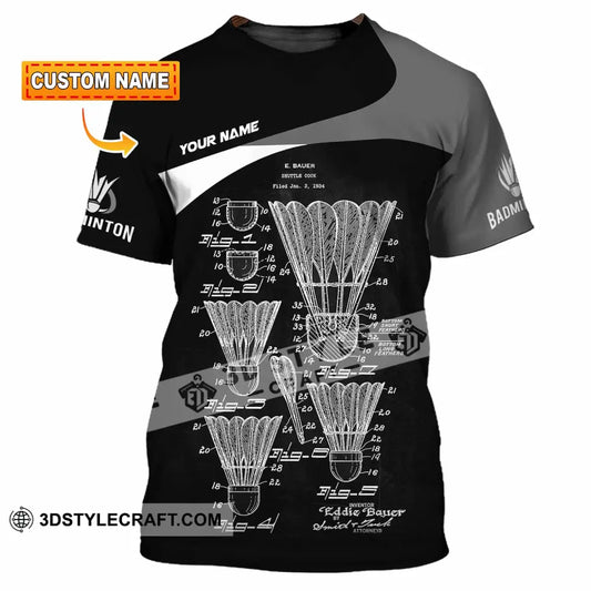 Unisex Shirt - Custom Badminton Shirt - T-shirt