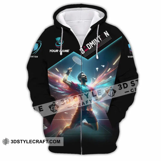 Unisex Shirt - Custom Badminton Shirt style option 3