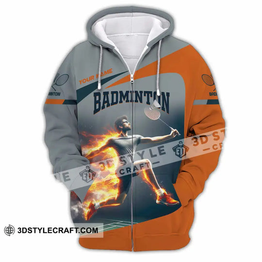 Unisex Shirt - Custom Badminton Shirt style option 4