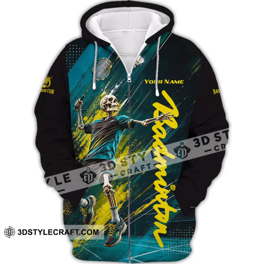 Unisex Shirt - Custom Badminton Shirt style option 3