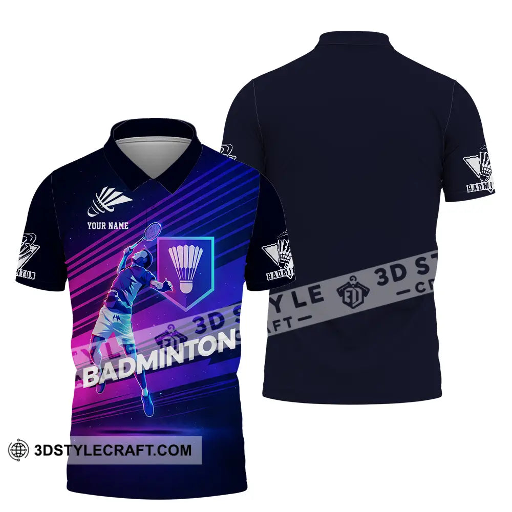 Unisex Shirt - Custom Badminton3D Shirt Polo Shirt / S T-shirt