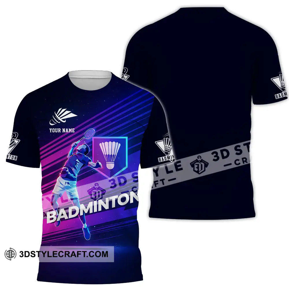 Unisex Shirt - Custom Badminton3D Shirt T-Shirt / S T-shirt