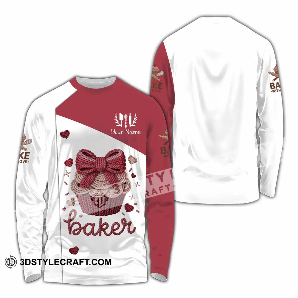 Unisex Shirt - Custom Baker 3D Shirt - Long Sleeve Shirt / S - T-shirt