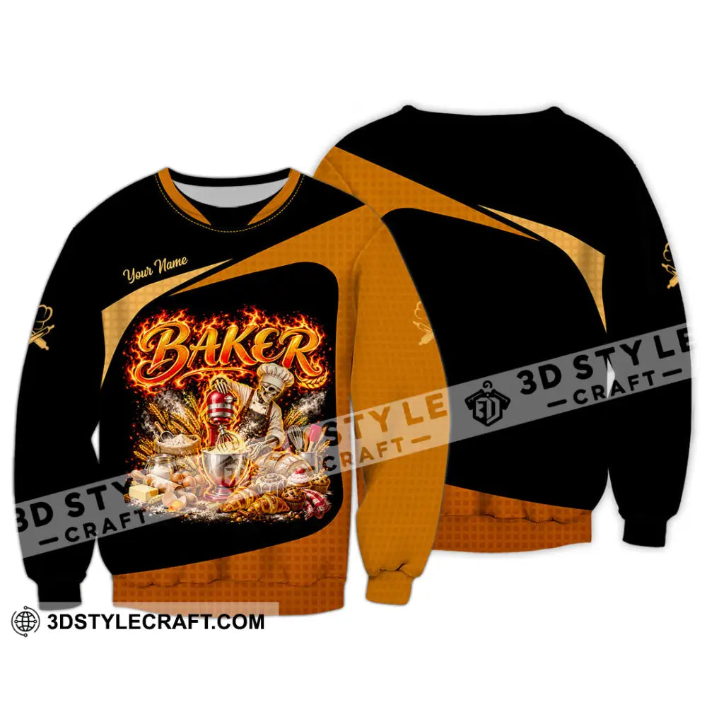 Unisex Shirt - Custom Baker Shirt - Long Sleeve / S - T-shirt