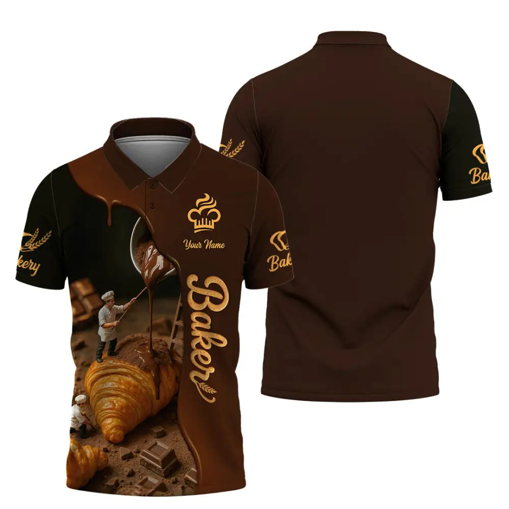 Unisex Shirt - Custom Baker Shirt Polo Shirt / S T-shirt