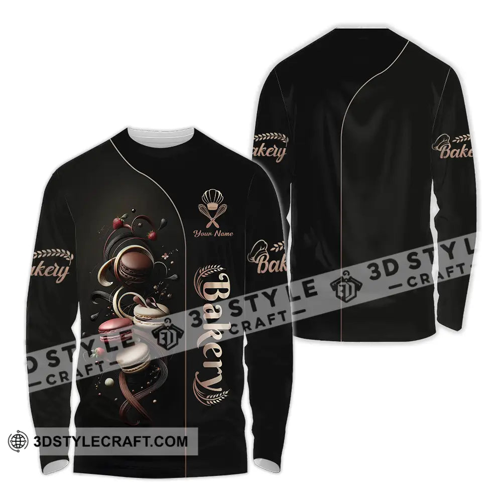 Unisex Shirt - Custom Bakery 3D Shirt - Long Sleeve Shirt / S - T-shirt