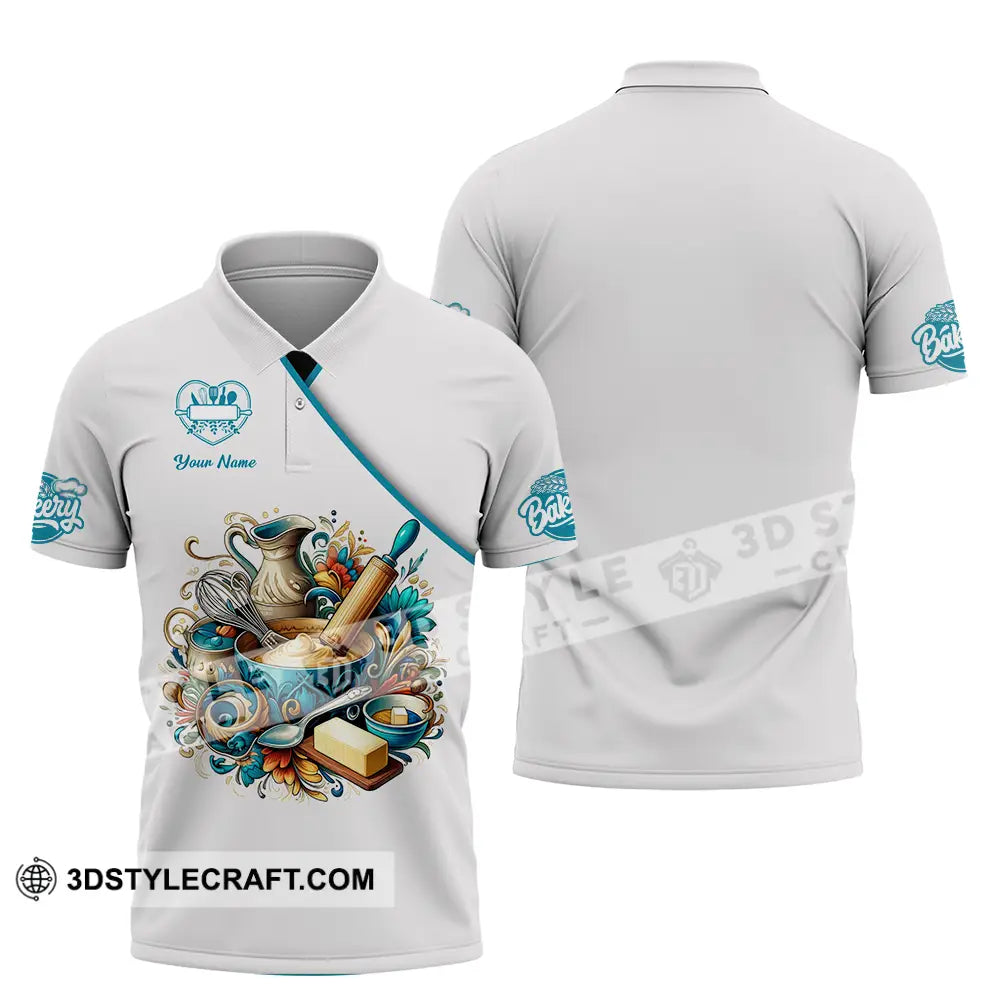 Unisex Shirt - Custom Bakery 3D Shirt - Polo Shirt / S - T-shirt