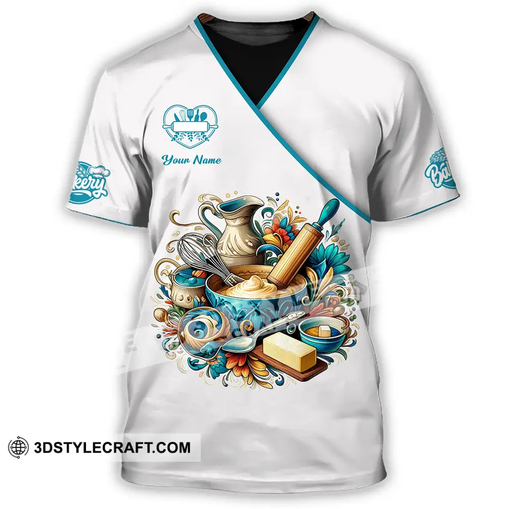 Unisex Shirt - Custom Bakery 3D Shirt - T-Shirt / S - T-shirt