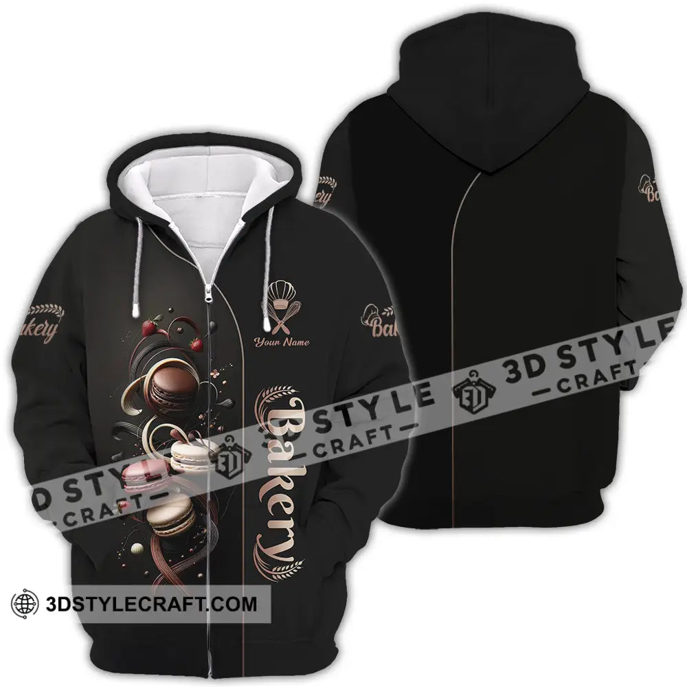 Unisex Shirt - Custom Bakery 3D Shirt - Zipper Hoodie / S - T-shirt