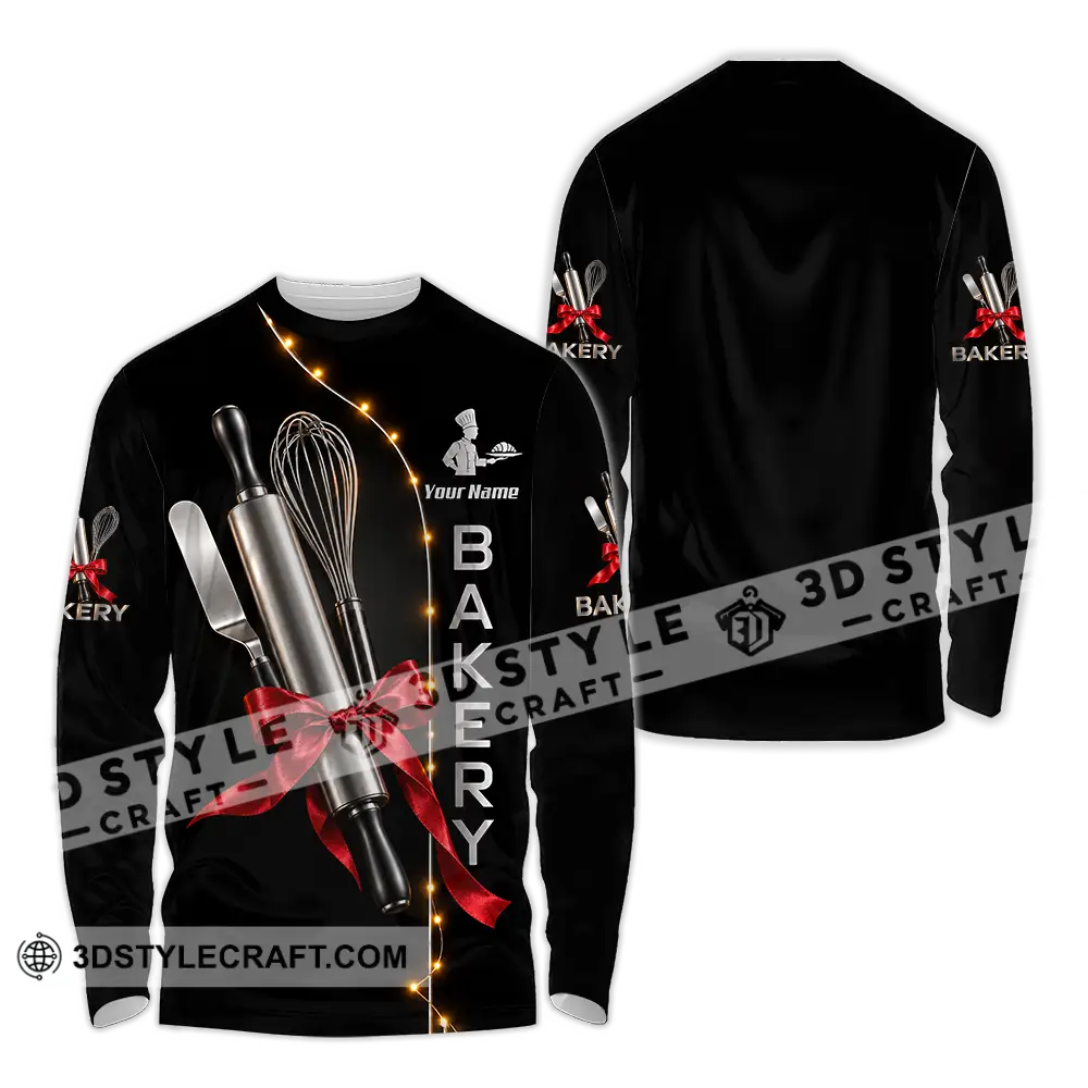 Unisex Shirt - Custom Bakery Shirt - Long Sleeve Shirt / S - T-shirt