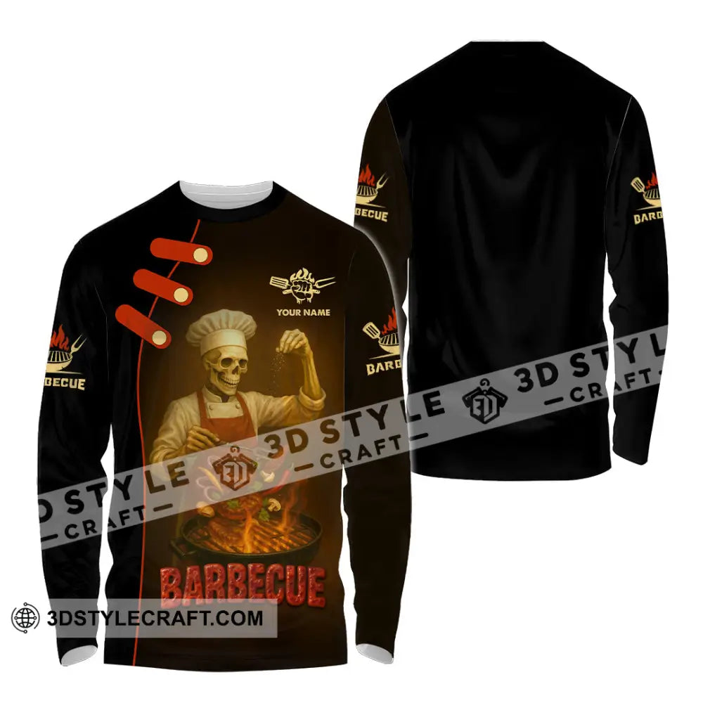 Unisex Shirt - Custom Barbecue Shirt Long Sleeve Shirt / S T-shirt