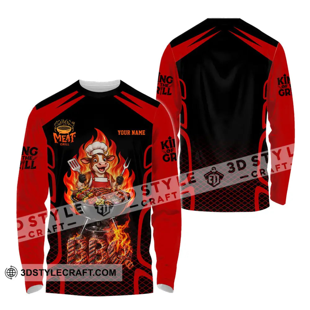 Unisex Shirt - Custom Barbecue Shirt - Long Sleeve Shirt / S - T-shirt