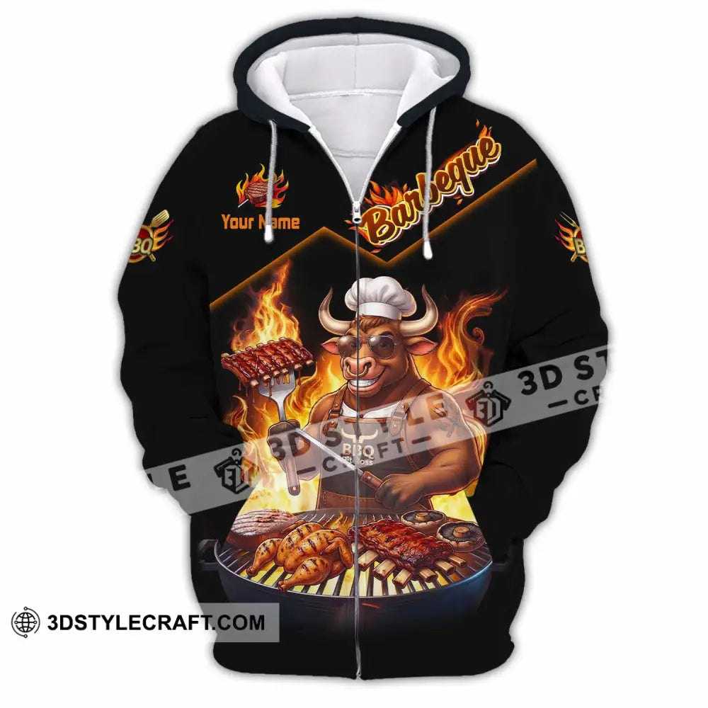 Unisex Shirt - Custom Barbeque Shirt - Zipper Hoodie / S - T-shirt