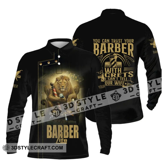Unisex Shirt - Custom Barber Life Shirt style option 3