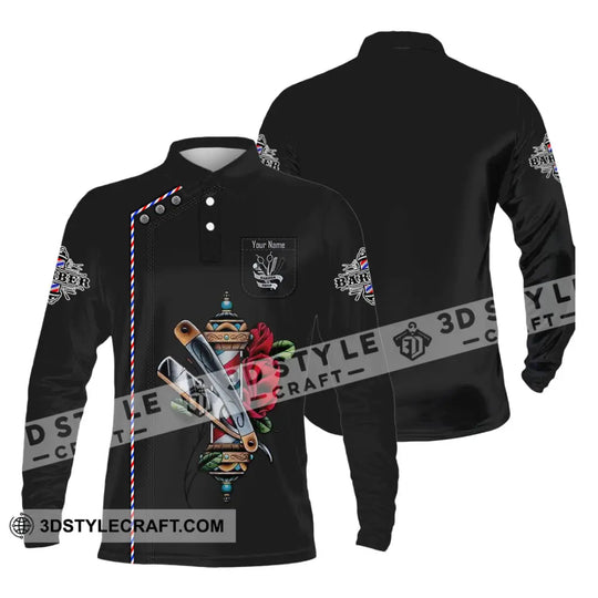 Unisex Shirt - Custom Barber Shirt style option 4