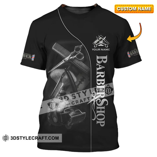 Unisex Shirt - Custom Barber Shop Shirt style option 1