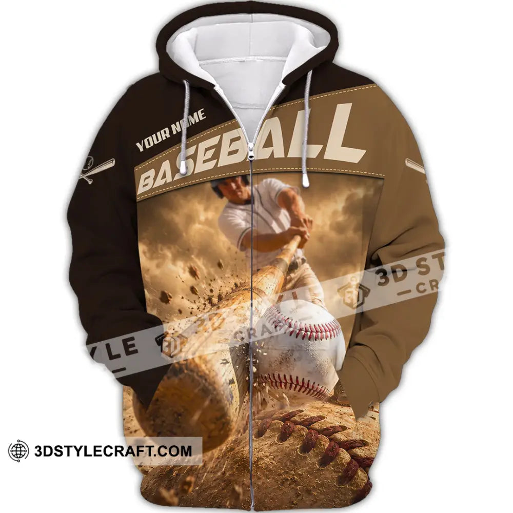 Unisex Shirt - Custom Baseball Shirt - Zipper Hoodie / S - T-shirt