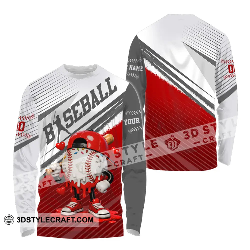 Unisex Shirt - Custom Basketball 3D Shirt Long Sleeve Shirt / S T-shirt