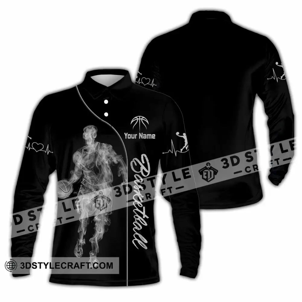Unisex Shirt - Custom Basketball Shirt - Long Sleeve Polo / S - T-shirt