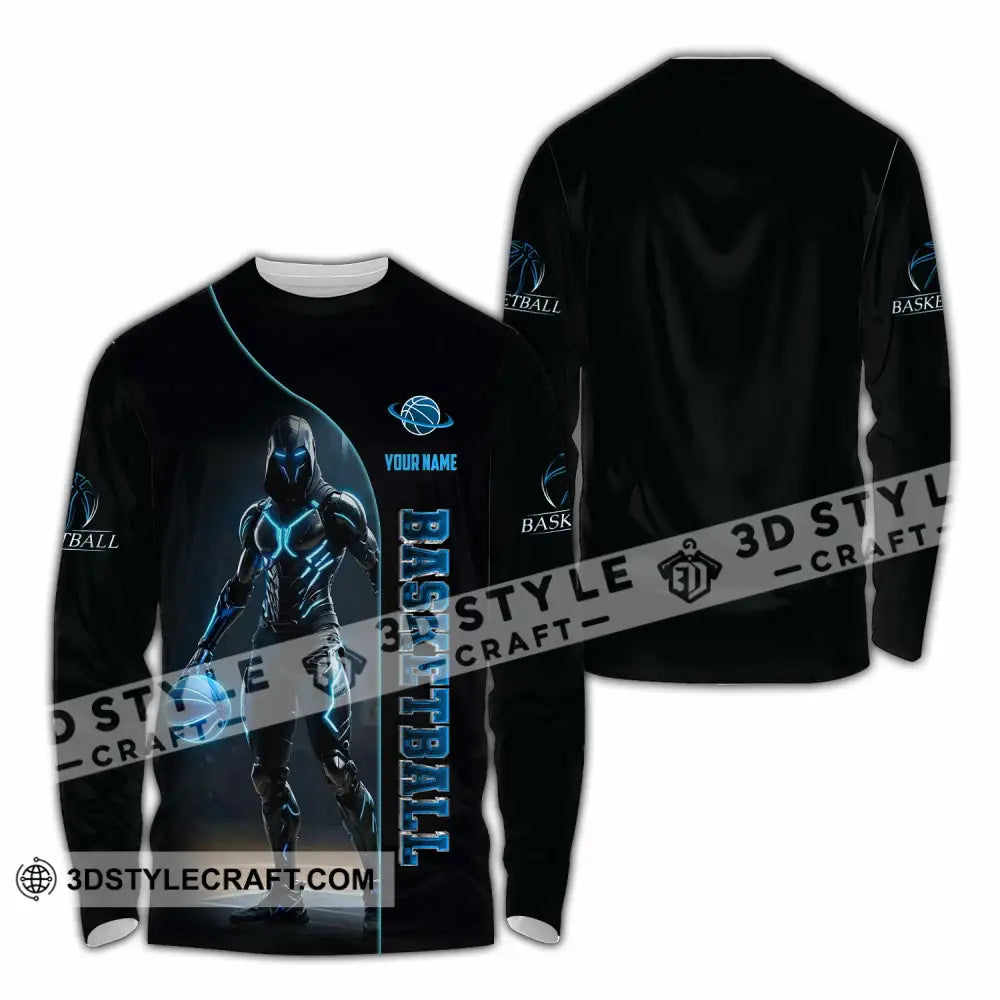 Unisex Shirt - Custom Basketball Shirt Long Sleeve Shirt / S T-shirt