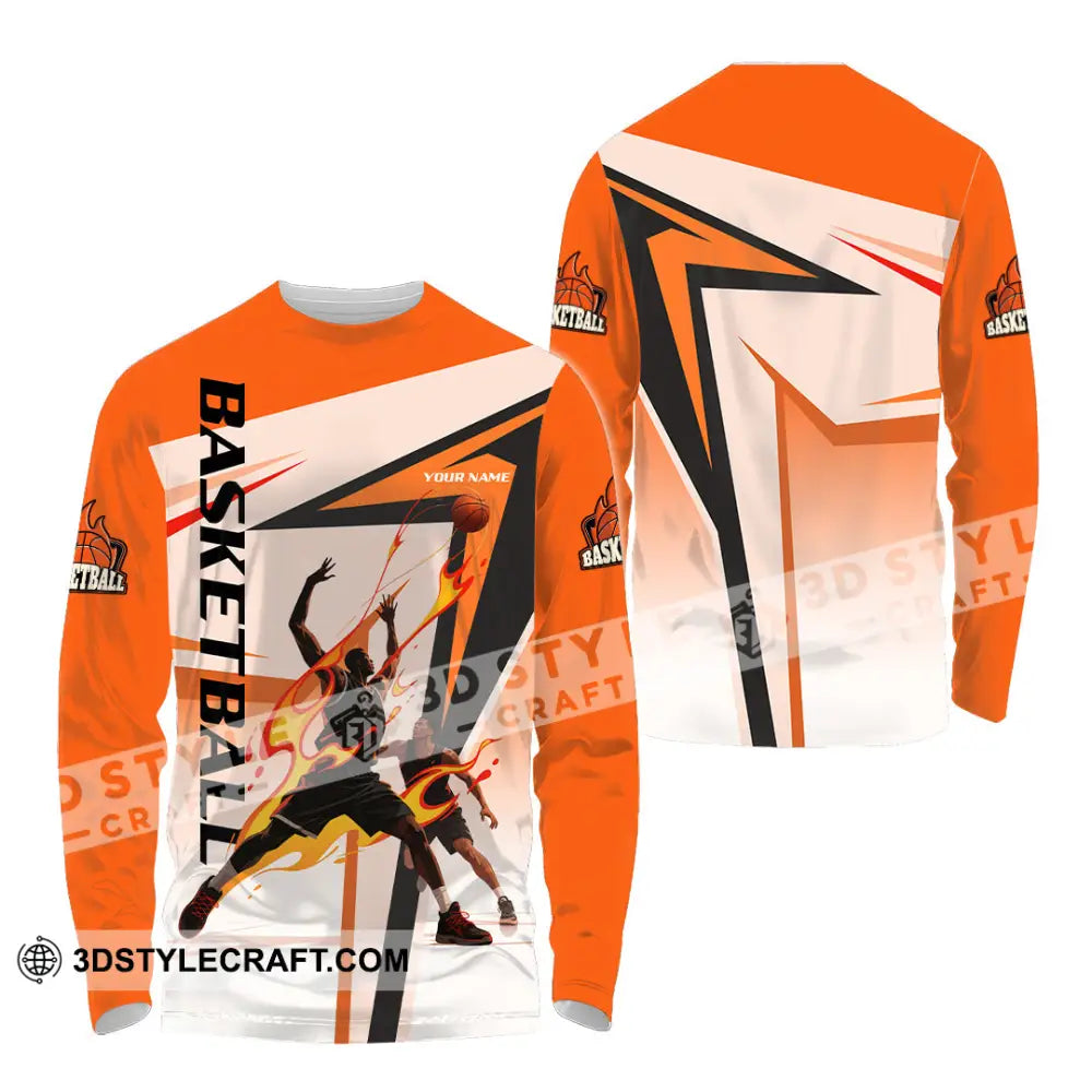 Unisex Shirt - Custom Basketball Shirt - Long Sleeve Shirt / S - T-shirt