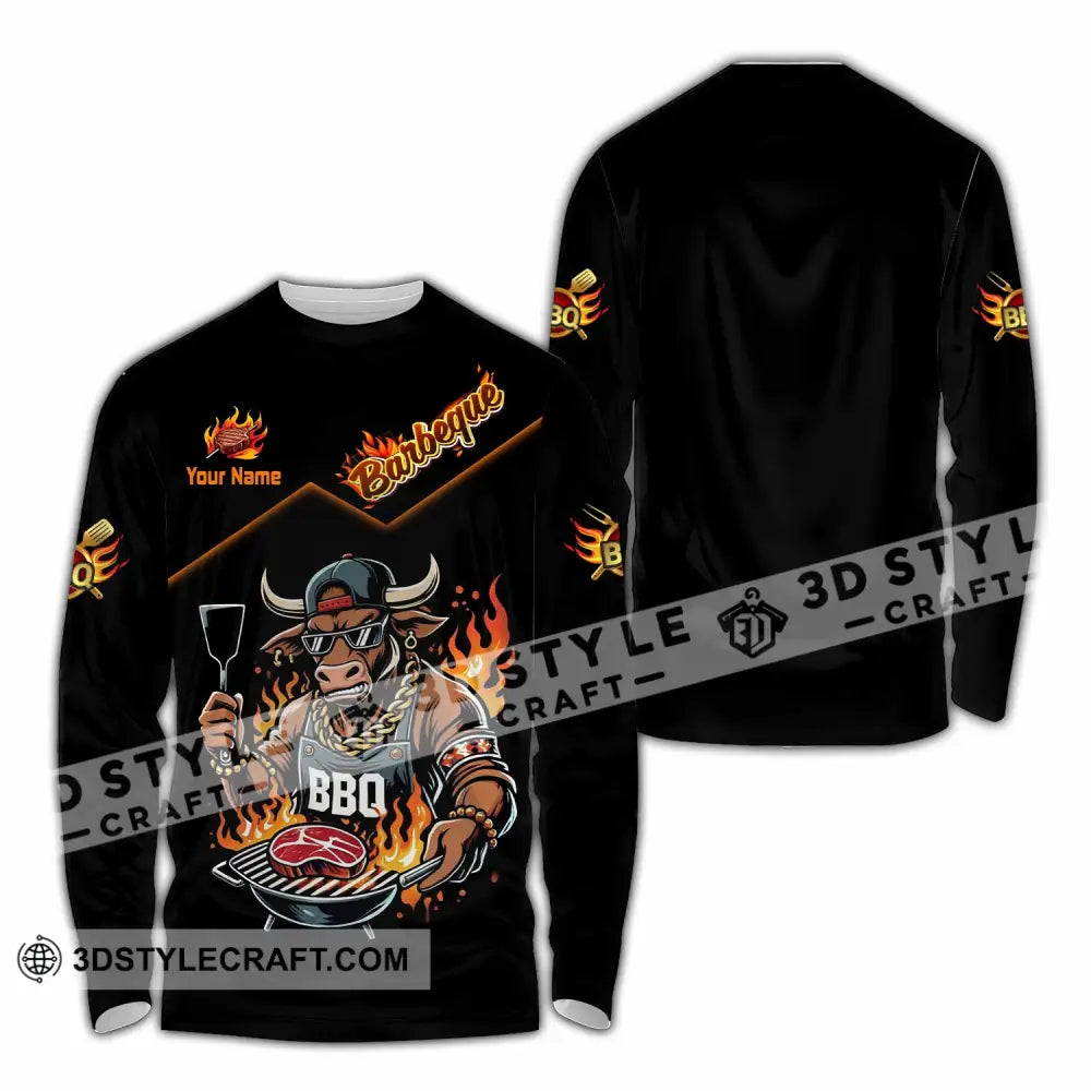 Unisex Shirt - Custom BBQ Shirt - Long Sleeve Shirt / S - T-shirt