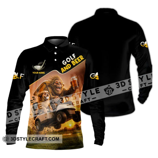 Unisex Shirt - Custom Beer And Golf Shirt style option 4