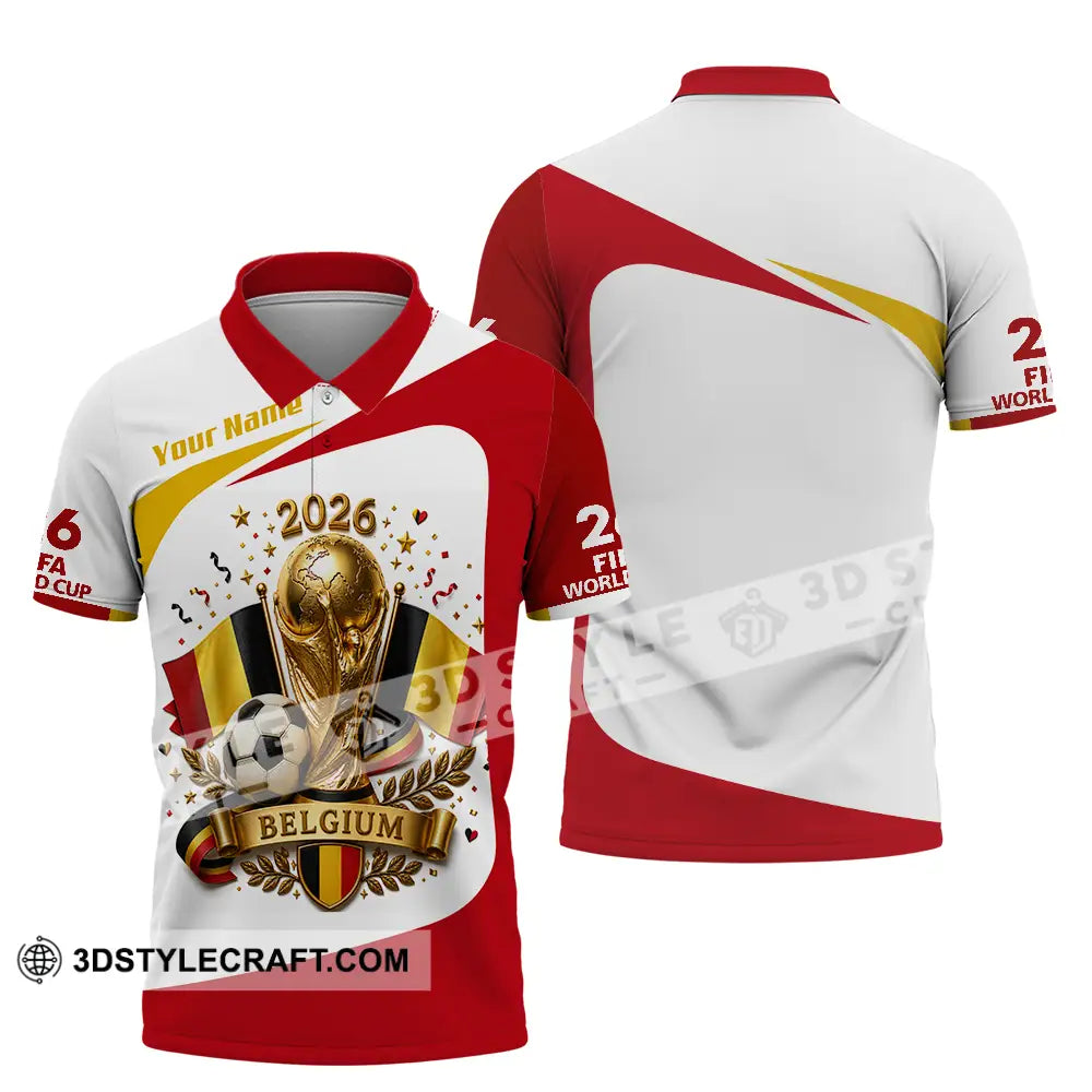 Unisex Shirt - Custom Belgium World Cup 2026 Shirt - Polo Shirt / S - T-shirt