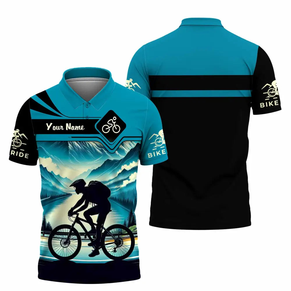 Unisex Shirt - Custom Bike Rider Shirt Polo Shirt / S T-shirt