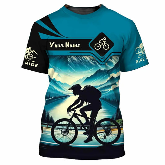 Unisex Shirt - Custom Bike Rider Shirt T-Shirt / S T-shirt