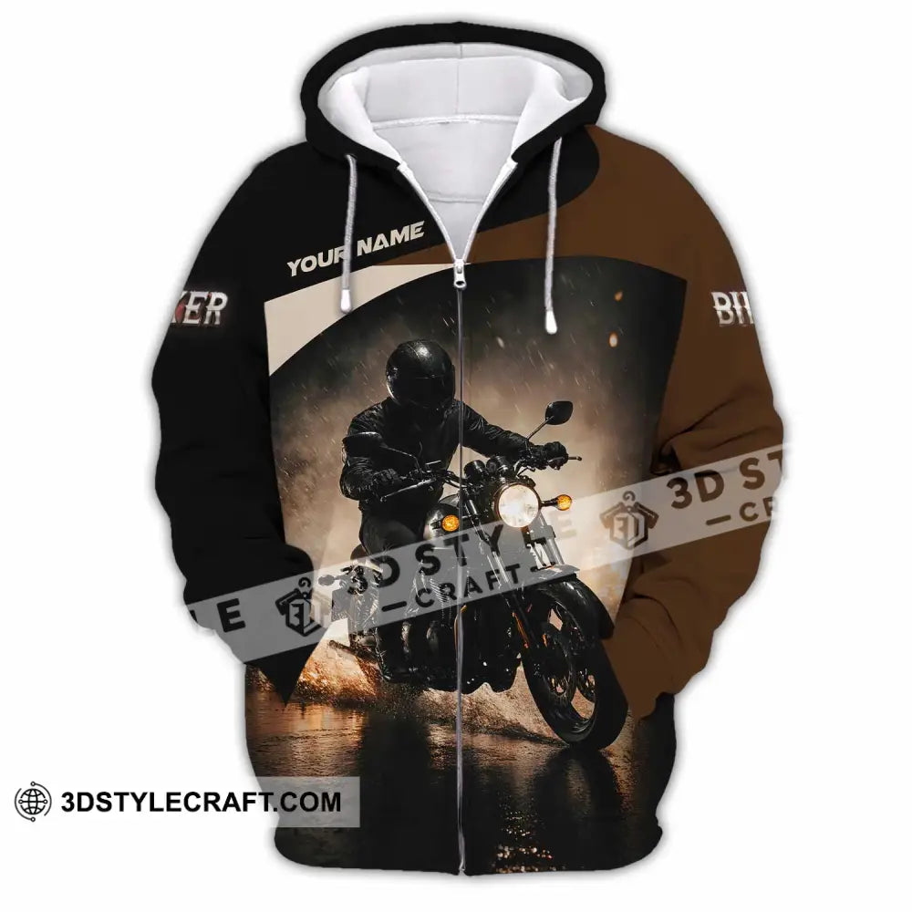 Unisex Shirt - Custom Biker 2026 3D Shirt - Zipper Hoodie / S - T-shirt
