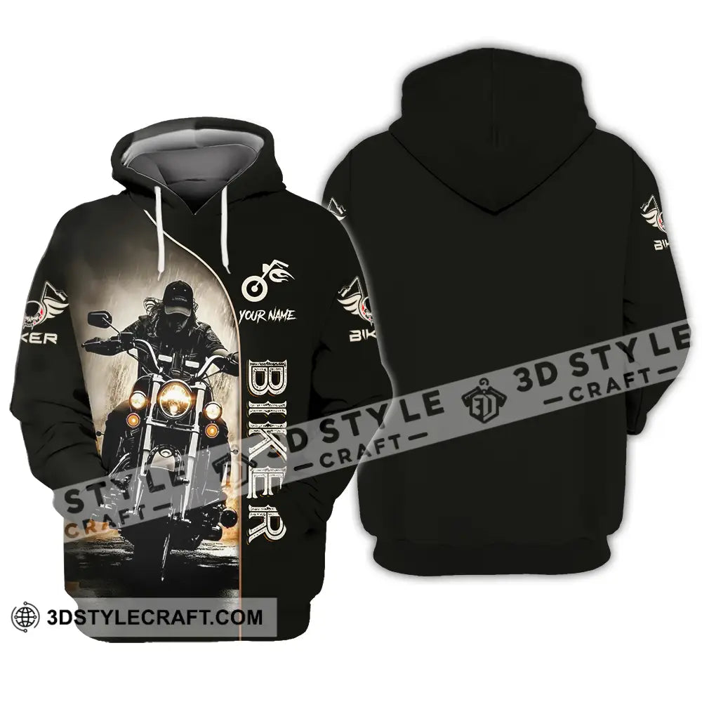 Unisex Shirt - Custom Biker 3D Shirt - Hoodie / S - T-shirt