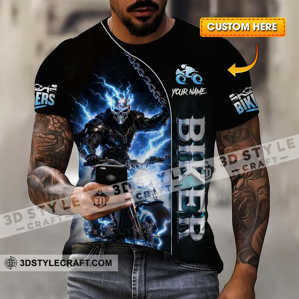 Unisex Shirt - Custom Biker 3D Shirt T-shirt