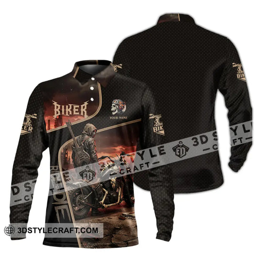 Unisex Shirt - Custom Biker Shirt style option 4