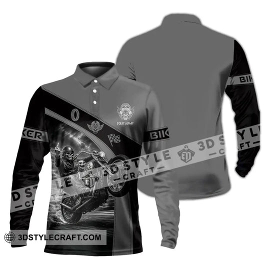 Unisex Shirt - Custom Biker Shirt style option 4