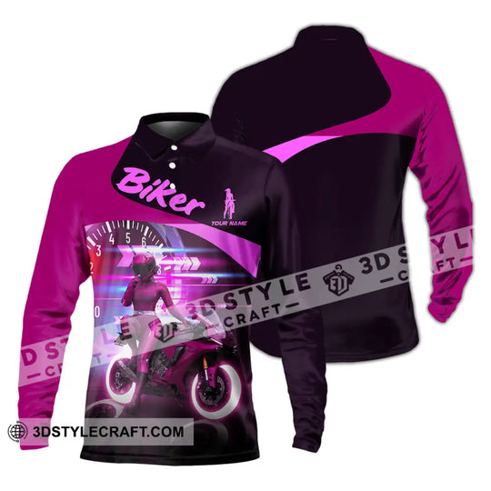 Unisex Shirt - Custom Biker Shirt style option 4