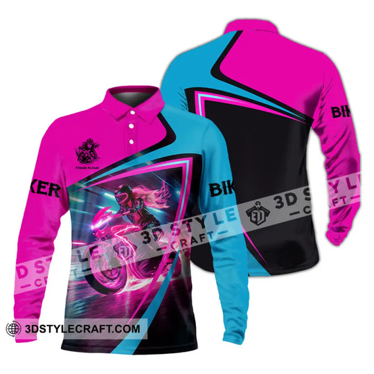 Unisex Shirt - Custom Biker Shirt style option 4