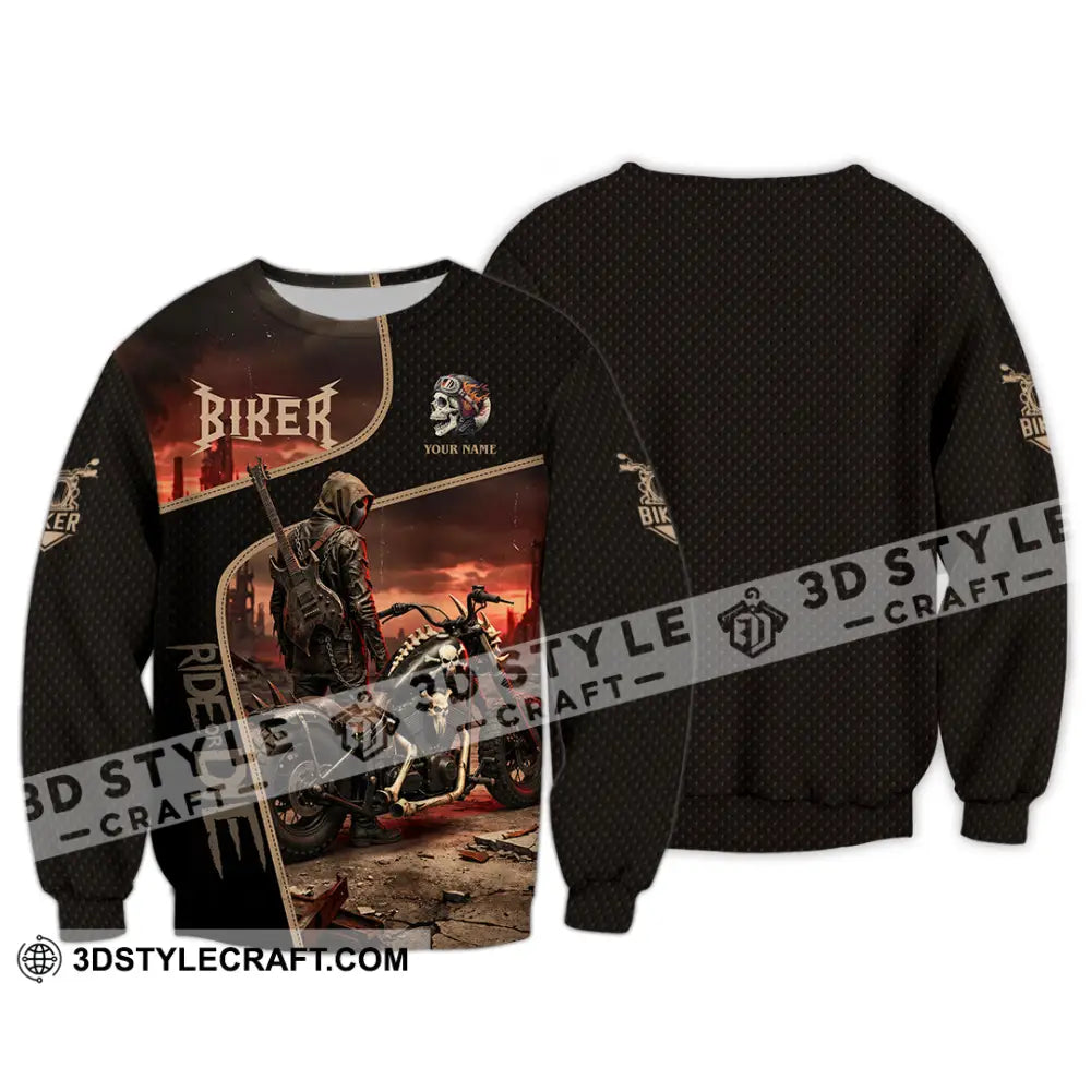 Unisex Shirt - Custom Biker Shirt - Long Sleeve / S - T-shirt