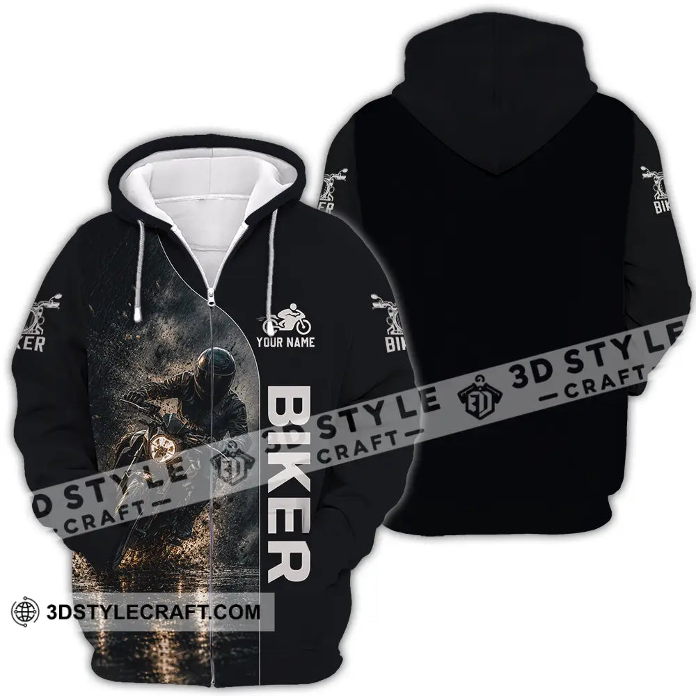 Unisex Shirt - Custom Biker Shirt - Zipper Hoodie / S - T-shirt