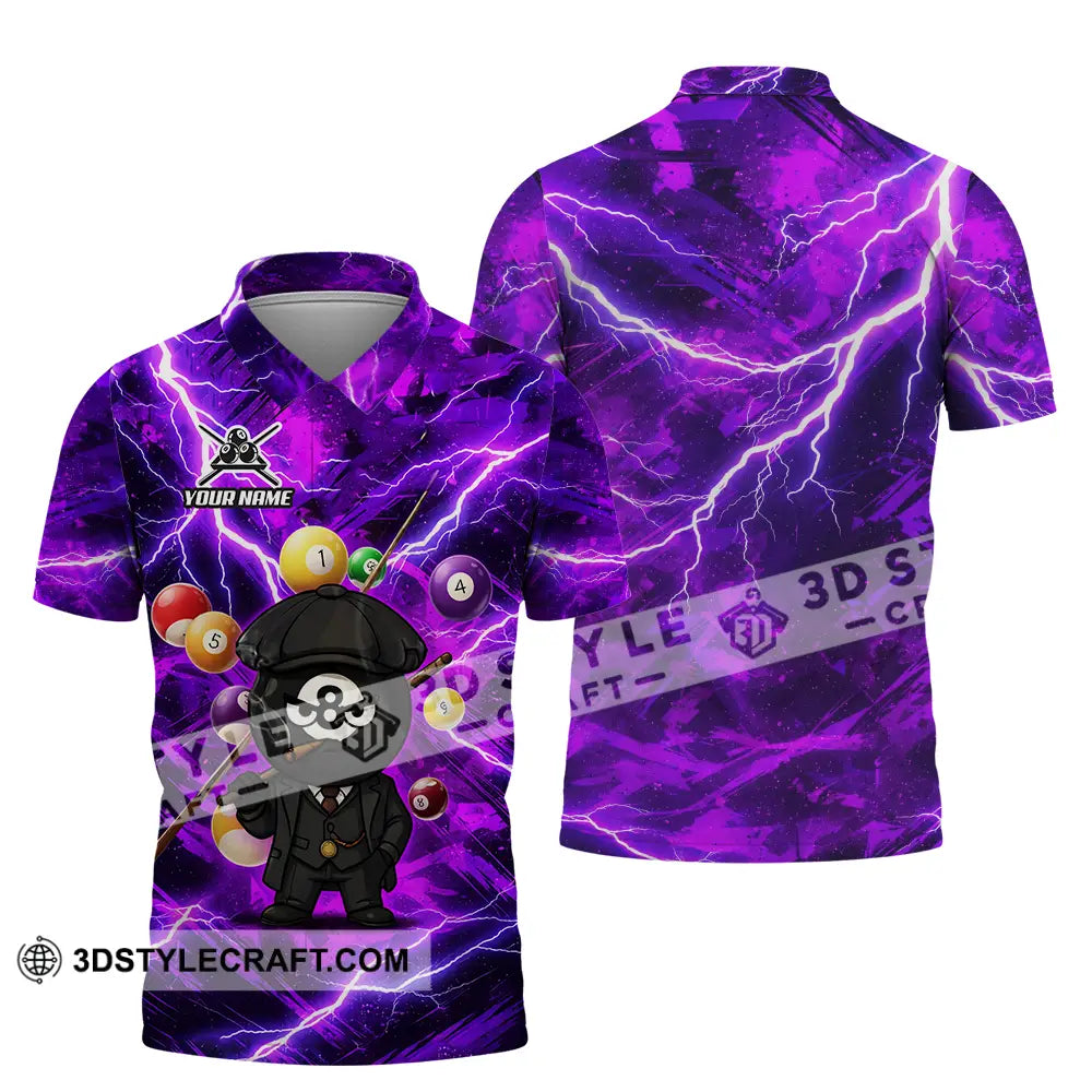 Unisex Shirt - Custom Billiard 3D Shirt Polo Shirt / S T-shirt