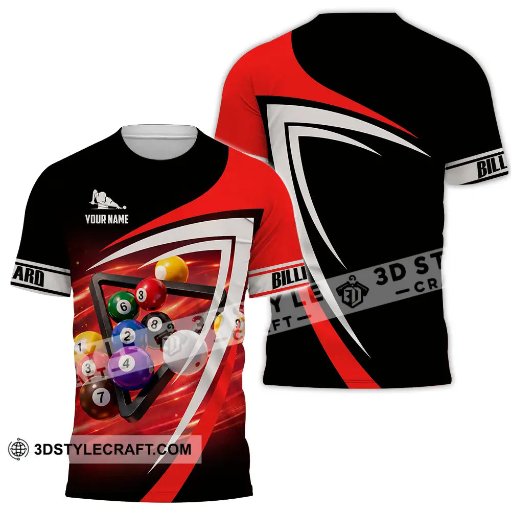 Unisex Shirt - Custom Billiard 3D Shirt T-Shirt / S T-shirt