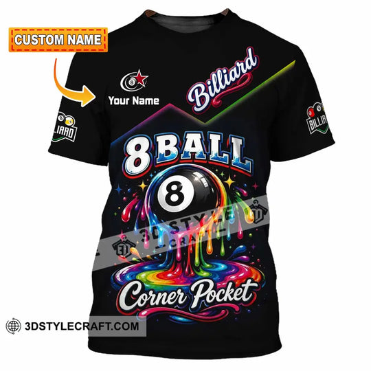 Unisex Shirt - Custom Billiard 8 Ball Shirt style option 1