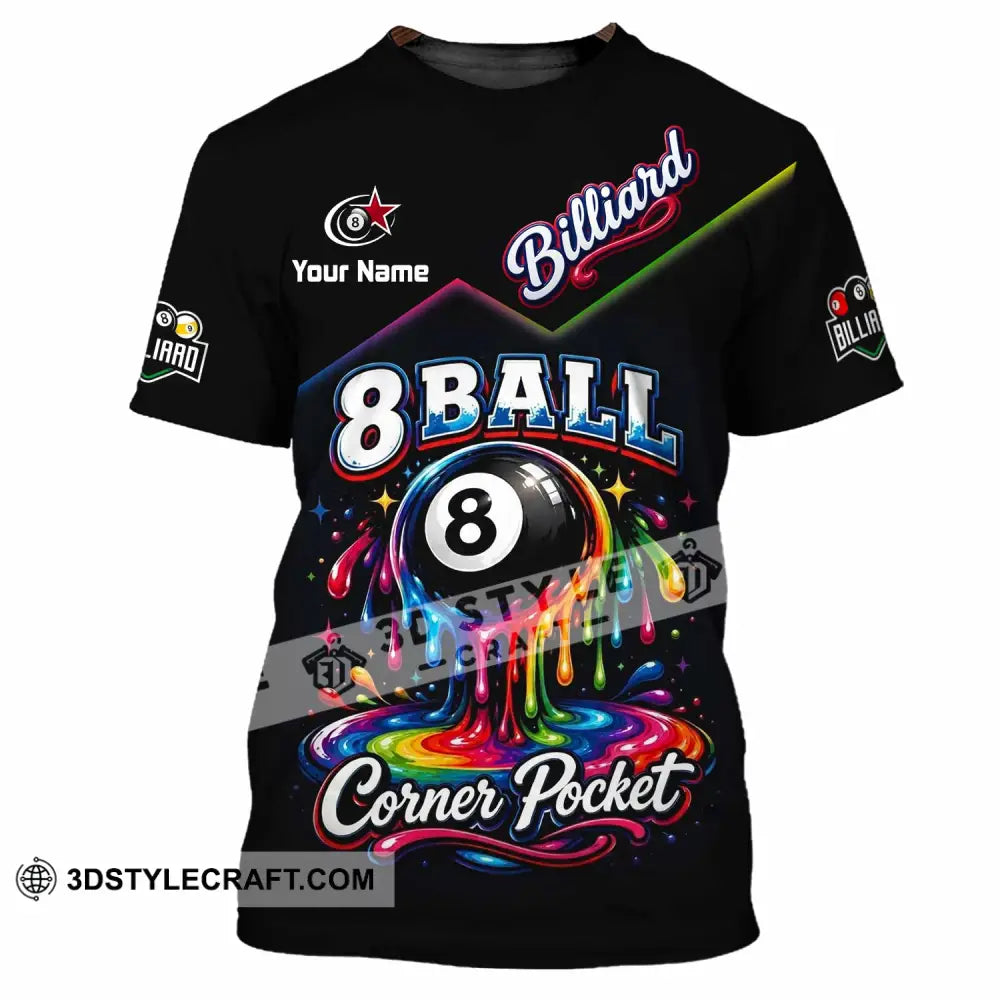 Unisex Shirt - Custom Billiard 8 Ball Shirt - T-Shirt / S - T-shirt