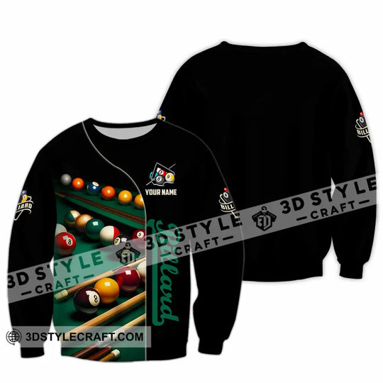 Unisex Shirt - Custom Billiard Lover Shirt style option 3
