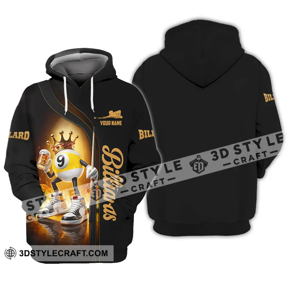 Unisex Shirt - Custom Billiards 3D Shirt Hoodie / S T-shirt