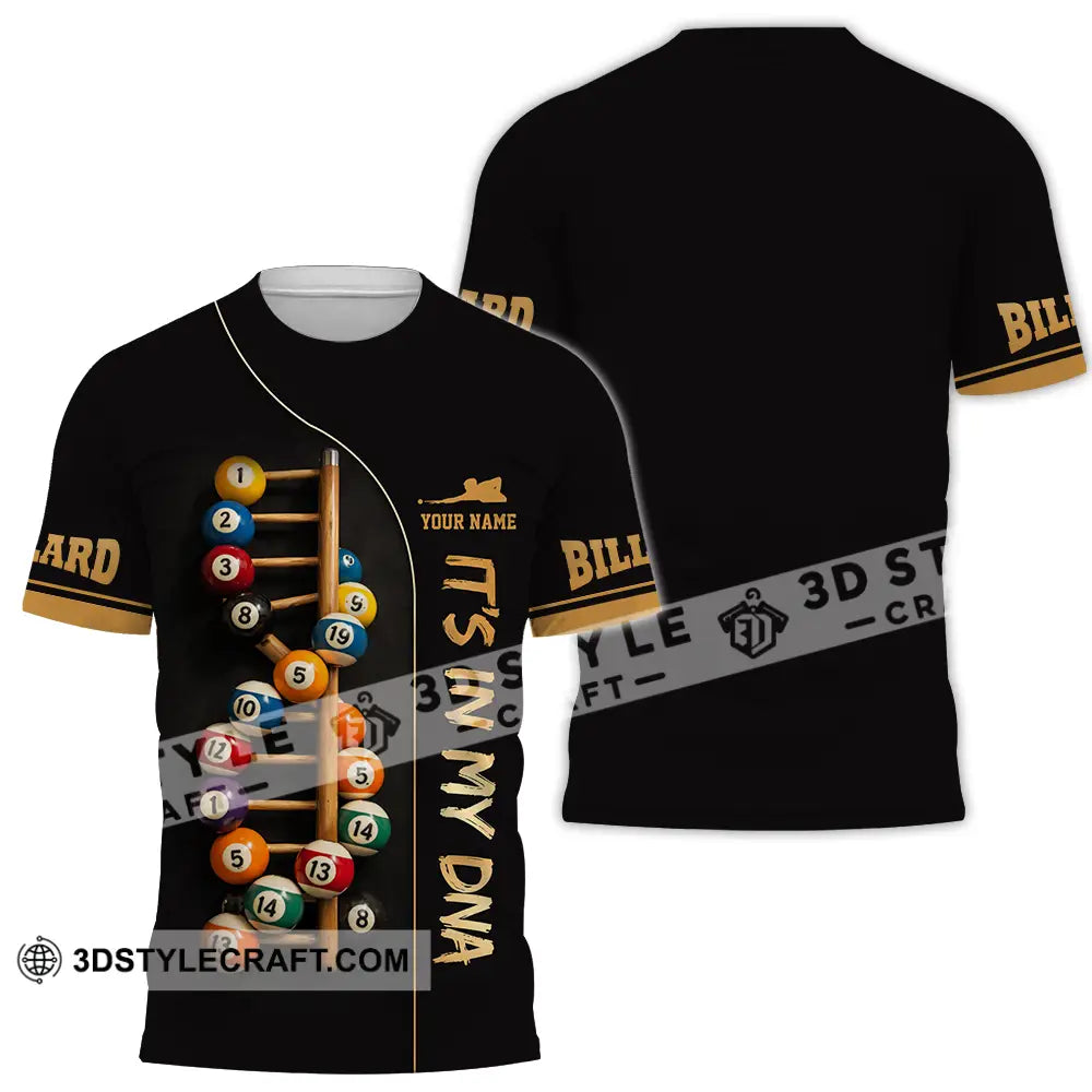 Unisex Shirt - Custom Billiards It’s In My DNA 3D Shirt T-Shirt / S T-shirt