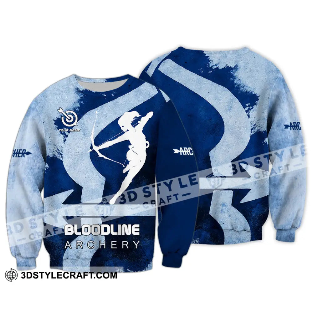 Unisex Shirt - Custom Bloodline Archery 3D Shirt Long Sleeve / S T-shirt