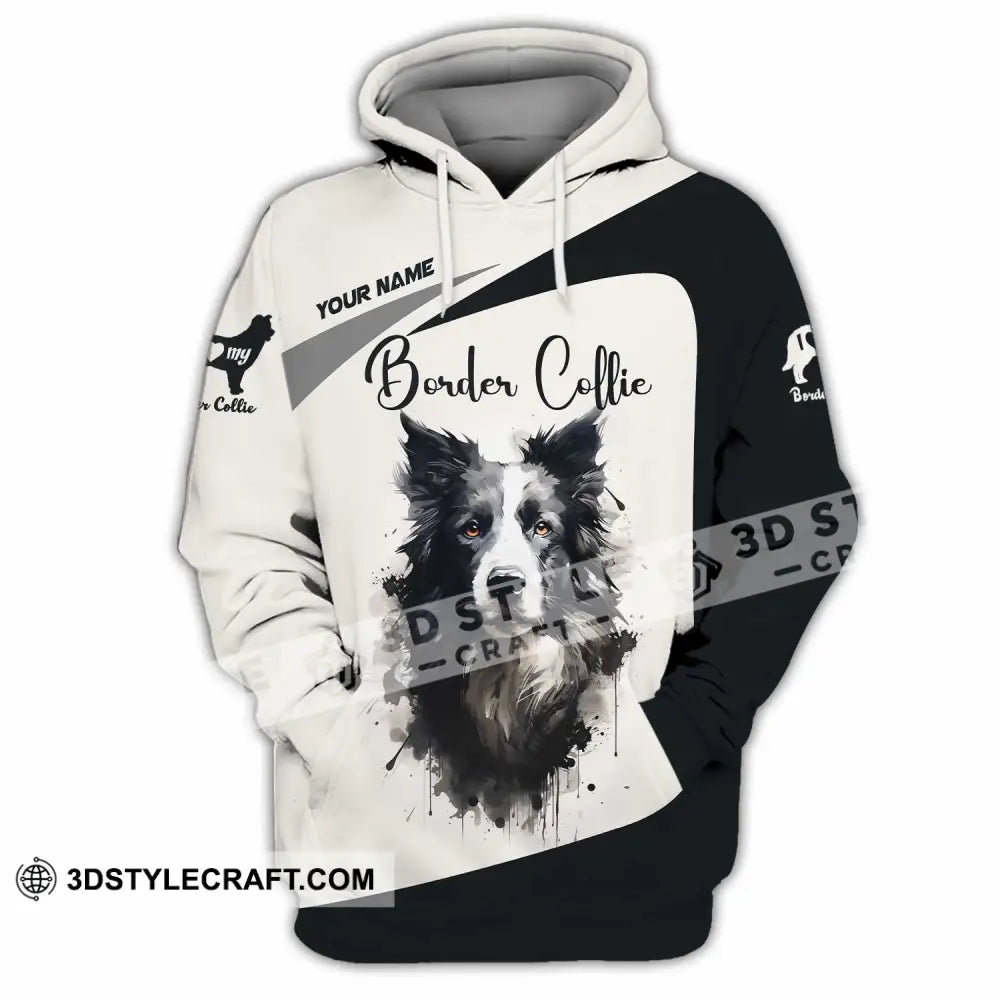 Unisex Shirt - Custom Border Collie 3D Shirt Hoodie / S T-shirt